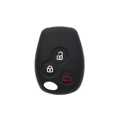 Husa pentru cheie Smart Fortwo/Forfour 451, 453 - Techsuit Car Key Case (1008.03) - Black foto