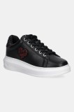 Karl Lagerfeld sneakers din piele KAPRI culoarea negru, KL62515V