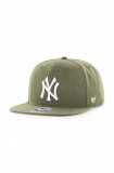 47 brand șapcă de lana MLB New York Yankees culoarea verde, cu imprimeu, B-NSHOT17WBP-SWA