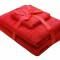 Set prosoape 3 piese 500 gsm (fata, maini, corp) Rosu, SomnART