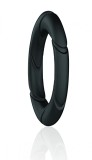 Inel Penis C-Ring, Silicon Lichid, Negru, Guilty Toys, Mighty Warrior