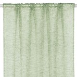 Perdea Decorativă, Model Tifon, Culoare Verde Menta, Dimensiuni 140x260 cm, Material Poliester, Oem