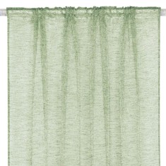 Perdea Decorativă, Model Tifon, Culoare Verde Menta, Dimensiuni 140x260 cm, Material Poliester