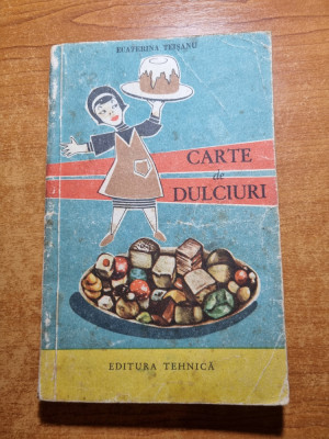 carte de bucate - carte de dulciuri - din anul 1962 - 447 retete foto