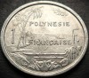 Moneda exotica 1 FRANC - POLYNESIE / POLINEZIA FRANCEZA, anul 1977 * Cod 4424, Australia si Oceania