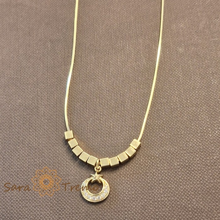 Colier aur 14K placat , Magia Lunii 42+5cm