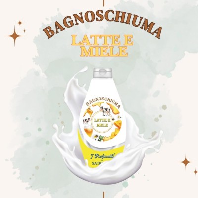 Gel de dus LATTE Y MIELE 450 ml foto