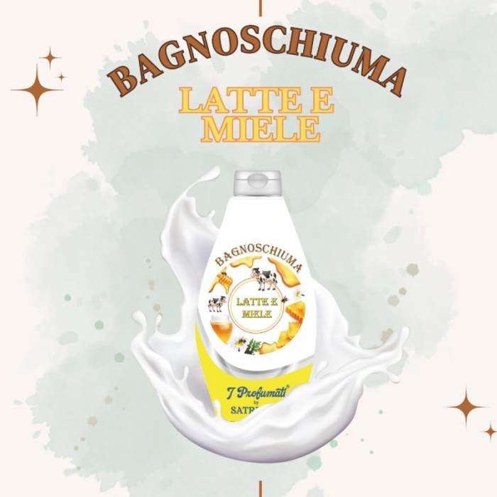 Gel de dus LATTE Y MIELE 450 ml