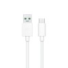 Cablu date si incarcare rapida SuperVOOC 5A, PRESTIGE CHARGE&reg;, pentru Oppo, PREMIUM, USB la USB-C, Type C, 2m, alb