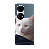 Husa compatibila cu Huawei Nova 9 model Heterochromia cat, Silicon, TPU, Viceversa