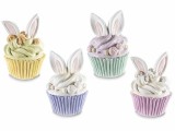 Set 4 decoratiuni Paste polirasina multicolora 7x10.5 cm