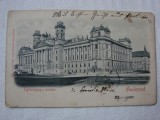 Carte postala circulata la Orsova in anul 1900 - Palatul Justitiei, Budapesta