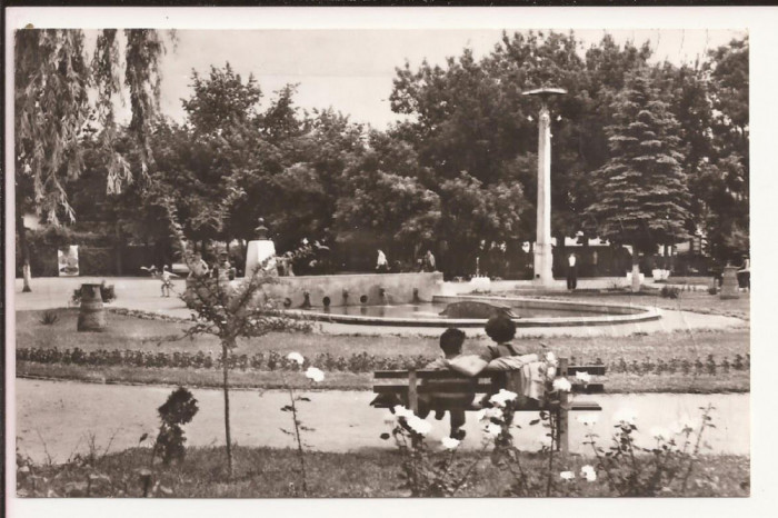 Carte Postala veche - Bacau, Vedere din parc, Circulata 1968