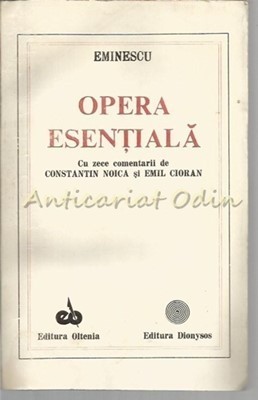 Opera Esentiala - Mihai Eminescu foto