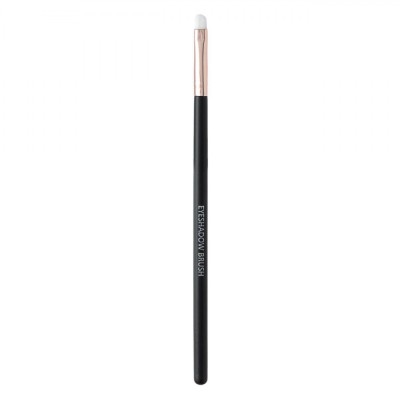 Pensulă Fard de Ochi, Beaut, Eyeshadow Brush, V&amp;acirc;rf Tip Creion, Negru Roz Auriu, 16cm foto