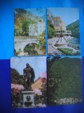 HOPCT LOT 2408 BAILE HERCULANE -JUD CARAS SEVERIN -4 CARTI POSTALE-CIRCULATE, Circulata, Printata, Caras-Severin