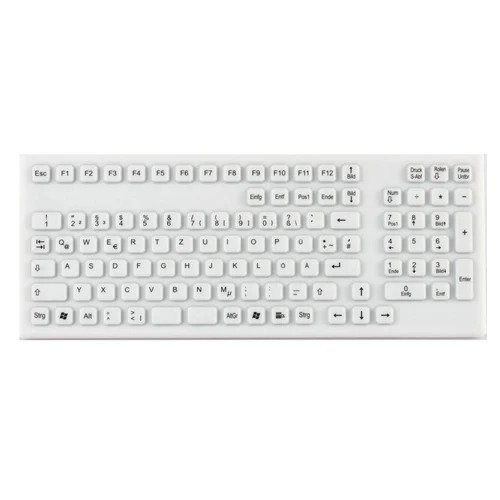 Tastatura Clinica InduProof Smart Hygienic Tkg 106 IP68, culoare alb