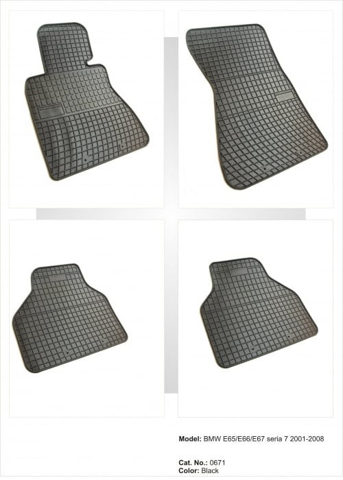 Covorase cauciuc auto BMW seria 7 E65 E66 E67 Frogum