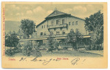 5275 - SINAIA, Hotel, Litho, Romania - old postcard - used - 1902, Circulata, Printata