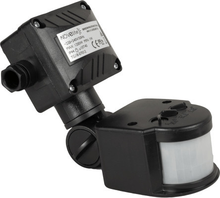 Senzor Prezenta IP44 180&Acirc;&deg; Negru