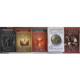 LOT URZEALA TRONURILOR VOL.1-2, 4-5 + REVISTA CU BENZI DESENATE-GEORGE R.R. MARTIN-245810