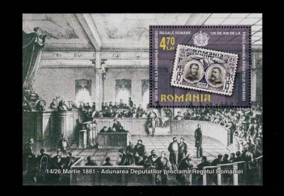 RO 2006 ,LP 1720, &amp;quot;140 ani Dinastia Regala&amp;quot; ,colita 376 , MNH foto