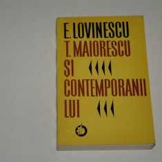 T. Maiorescu si contemporanii lui - E. Lovinescu