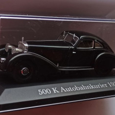 Macheta Mercedes-Benz 500K Autobahnkurier 1934 - IXO/Altaya 1/43