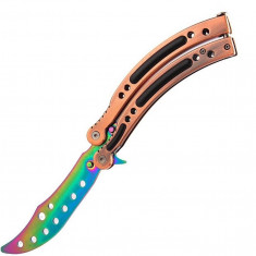 Briceag fluture pentru antrenament Balisong Butterfly ems 4734