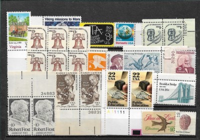 C5444 - lot tombre nestampilate MNH Statele Unite foto