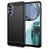 Cumpara ieftin Husa Motorola Moto G62 Carbon Negru Techsuit