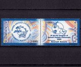 RO 2004 ,LP 1629 ,&quot;ALXXIII-lea Congres UPU Bucuresti &quot; ,serie cu punte , MNH