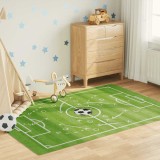 Gossi covor copii verde teren fotbal 160x230cm lavabil