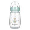 Biberon Kikka Boo Girafa, Plastic, Tetină Silicon, Verde Menta, Capacitate 310ml, Oem