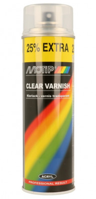 Spray Lac Transparent Motip Clear Coat, 500ml foto