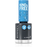 Cumpara ieftin Rimmel Kind &amp; Free lac de unghii culoare 158 All Greyed Out 8 ml