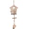 Decoratiune suspendata model Casuta, Neirini, Multicolor, 10 x 2 x 38 cm