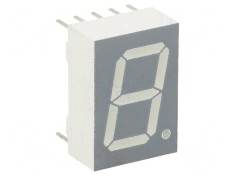 Afișaj LED 7 segmente 13mm verde 0,51 Nr.car: 1 4,5&divide;14mcd
