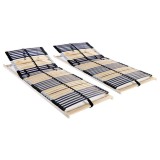 Cumpara ieftin Baze de pat cu sipci, 2 buc., 42 sipci, 7 zone, 90 x 200 cm