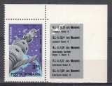 ROMANIA 1969 LP 697 a COSMOS II &rdquo;SOIUZ 4 SI 5&rdquo; SERIE CU VINIETA MNH