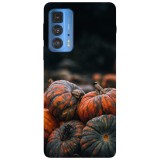 Husa compatibila cu Motorola Edge 20 Lite model Fall Pumpkins, Silicon, TPU, Viceversa, Transparent, Carcasa