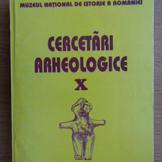 Cercetari arheologice (volumul 10)