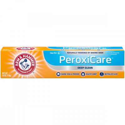 Pasta de Dinti, Arm &amp;amp; Hammer, Peroxicare, pentru Albirea Dintilor, Aroma de Menta, cu Fluor, 170gr foto