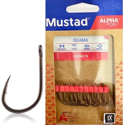 Carlige Mustad ISEAMA Ochi Titan Alpha Point Nr.2, 10buc/pac foto