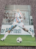 Foto color Marius Pena cu autograful jucatorului de fotbal de la Otelul Galati, 36, Albastru