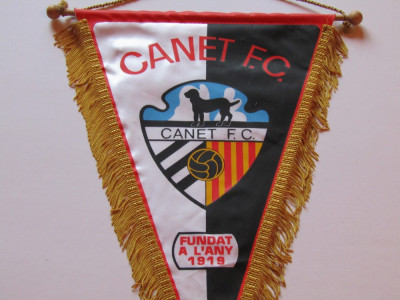 Fanion fotbal - FC CANET de MAR (Spania) foto