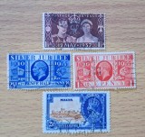 Lot 4 Timbre Vechi Marea Britanie si Malta 1935-1937 - Jubileu George V, Incoronare George VI -A48