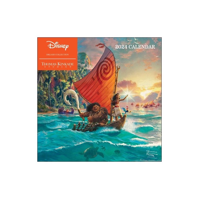 Disney Dreams Collection by Thomas Kinkade Studios: 2024 Wall Calendar