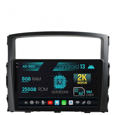 Navigatie Mitsubishi Pajero (2006-2014), Android 13, X-Octacore 8GB RAM + 256GB ROM, 9.5 Inch - AD-BGX9008+AD-BGRKIT271 foto