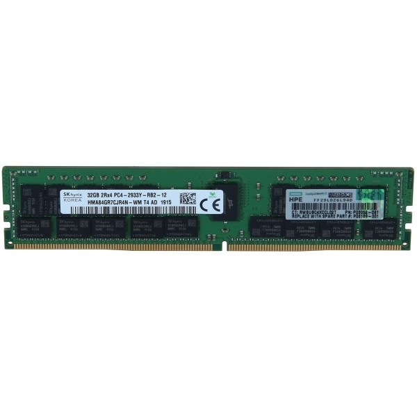 Memorie Server 32GB DDR4-3200AA / DDR4-2933Y, 2Rx4, 3200/2933 MHz Registered RDIMM - HP P03052-091